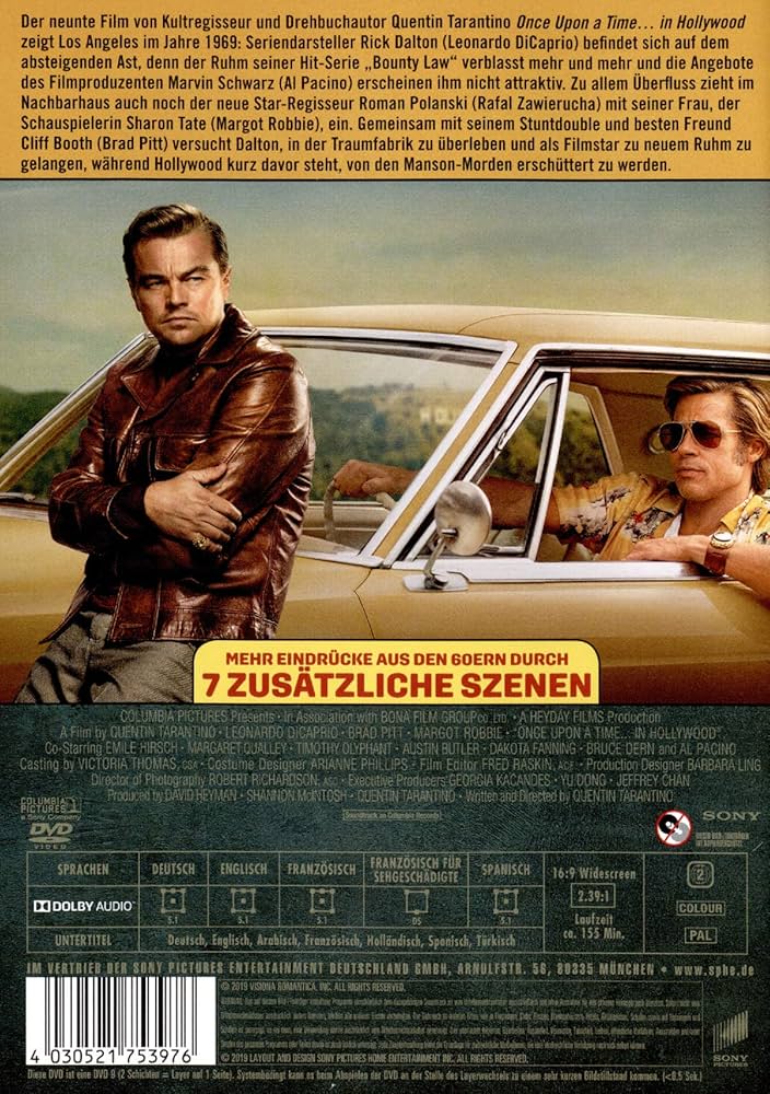 Once Upon a Time in.. Hollywood (DVD): Amazon.de: Leonardo